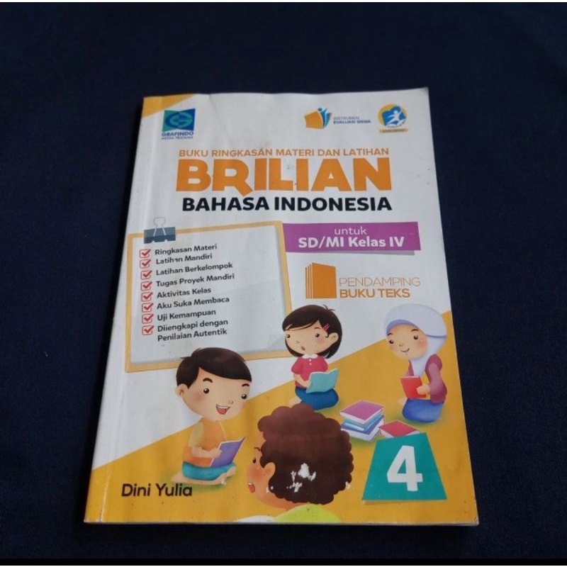 Jual BUKU RINGKASAN MATERI DAN LATIHAN BRILIAN BAHASA INDONESIA UNTUK