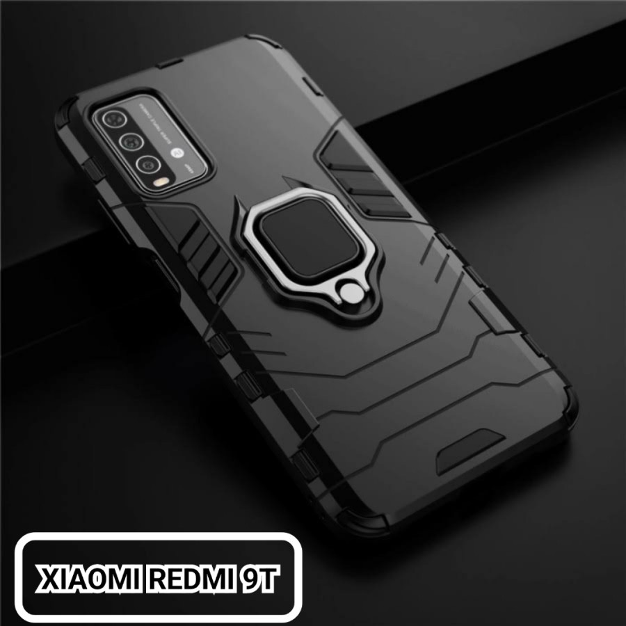 Jual CASE XIAOMI REDMI 9T RUGGED ARMOR ROBOT STANDING IRING Shopee