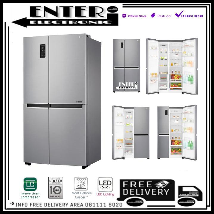 Jual Lg Refrigerator Gc B Sluw Kulkas Lg Inverter Side By Side