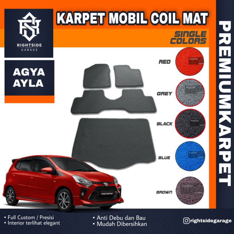 Jual KARPET MOBIL MIE AGYA AYLA FULL BAGASI Shopee Indonesia