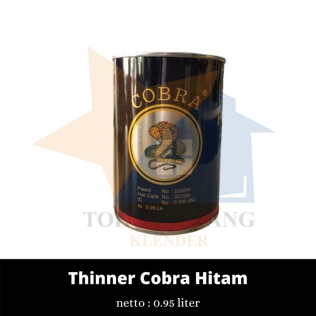 Jual Thinner Cobra Hitam Liter Shopee Indonesia