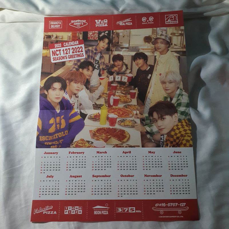 Jual Folded Poster Kalender Nct Dream Nct Wayv Shopee Indonesia