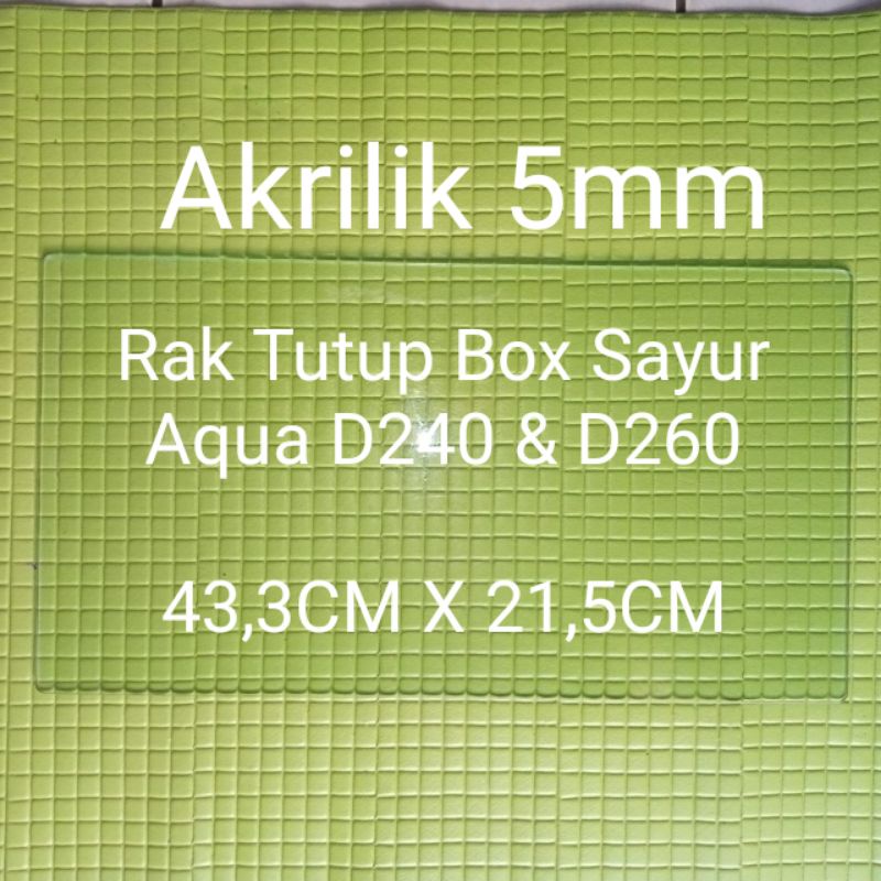 Jual Rak Kulkas Tutup Box Sayur Sanyo Aqua D D Tray Akrilik