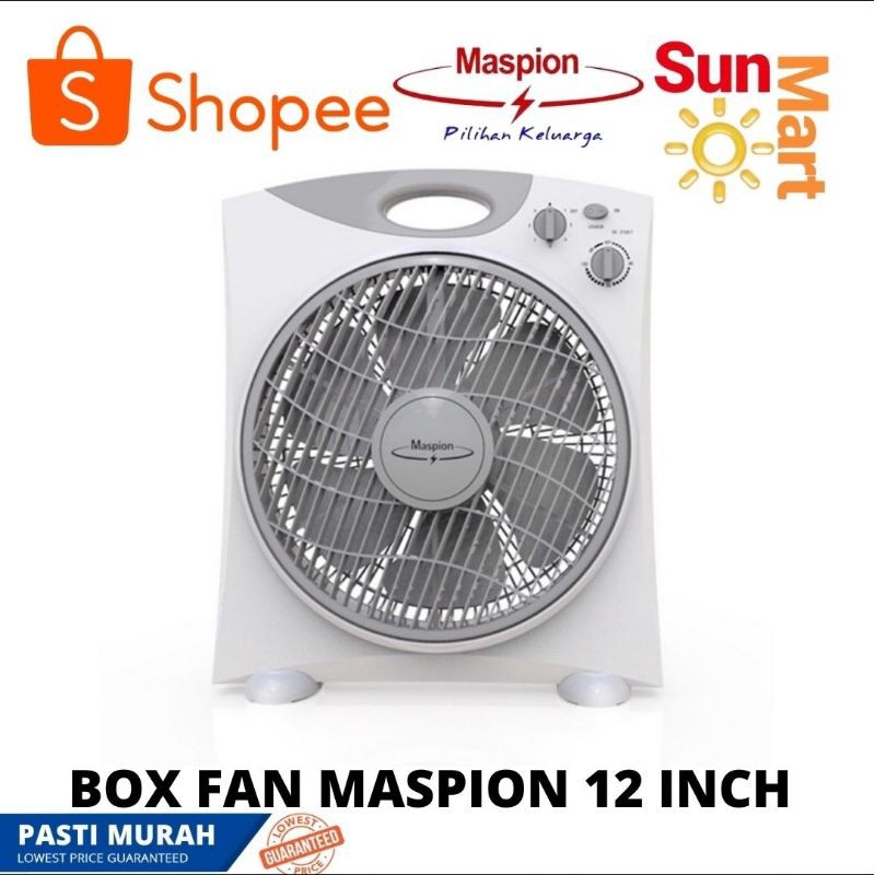 Jual Box Fan Kipas Angin Kotak Lantai Maspion 12 Inch JF 2109 Shopee