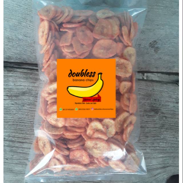 Jual Kripik Pisang Kepok Manis Pedas Shopee Indonesia