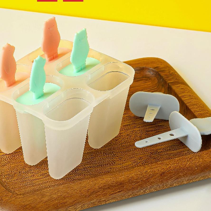 Jual Ro Miniso Official We Bare Bears Popsicle Mold Cetakan Ice Cream