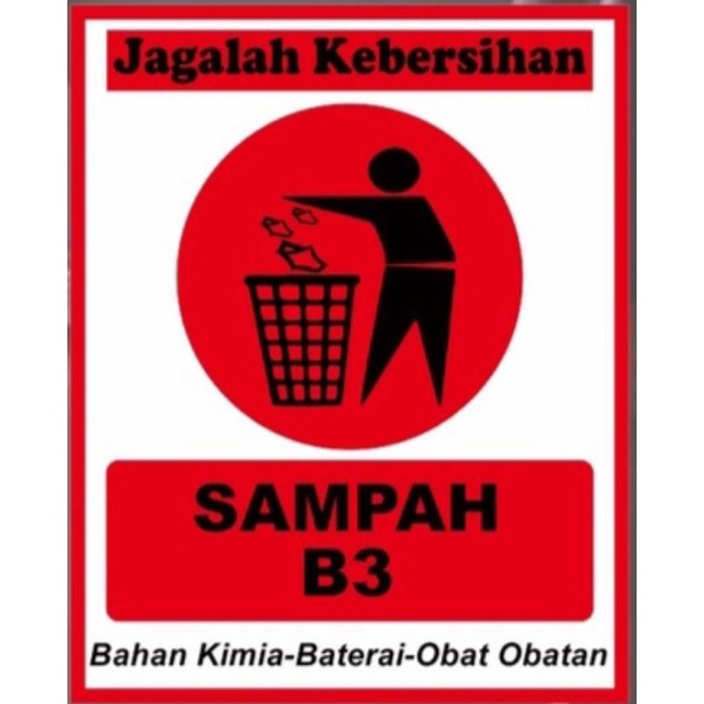 Jual Stiker Sampah B Shopee Indonesia