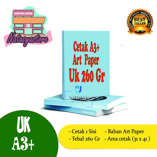 Jual Jasa Cetak Art Paper 260 Gr Uk A3 Shopee Indonesia