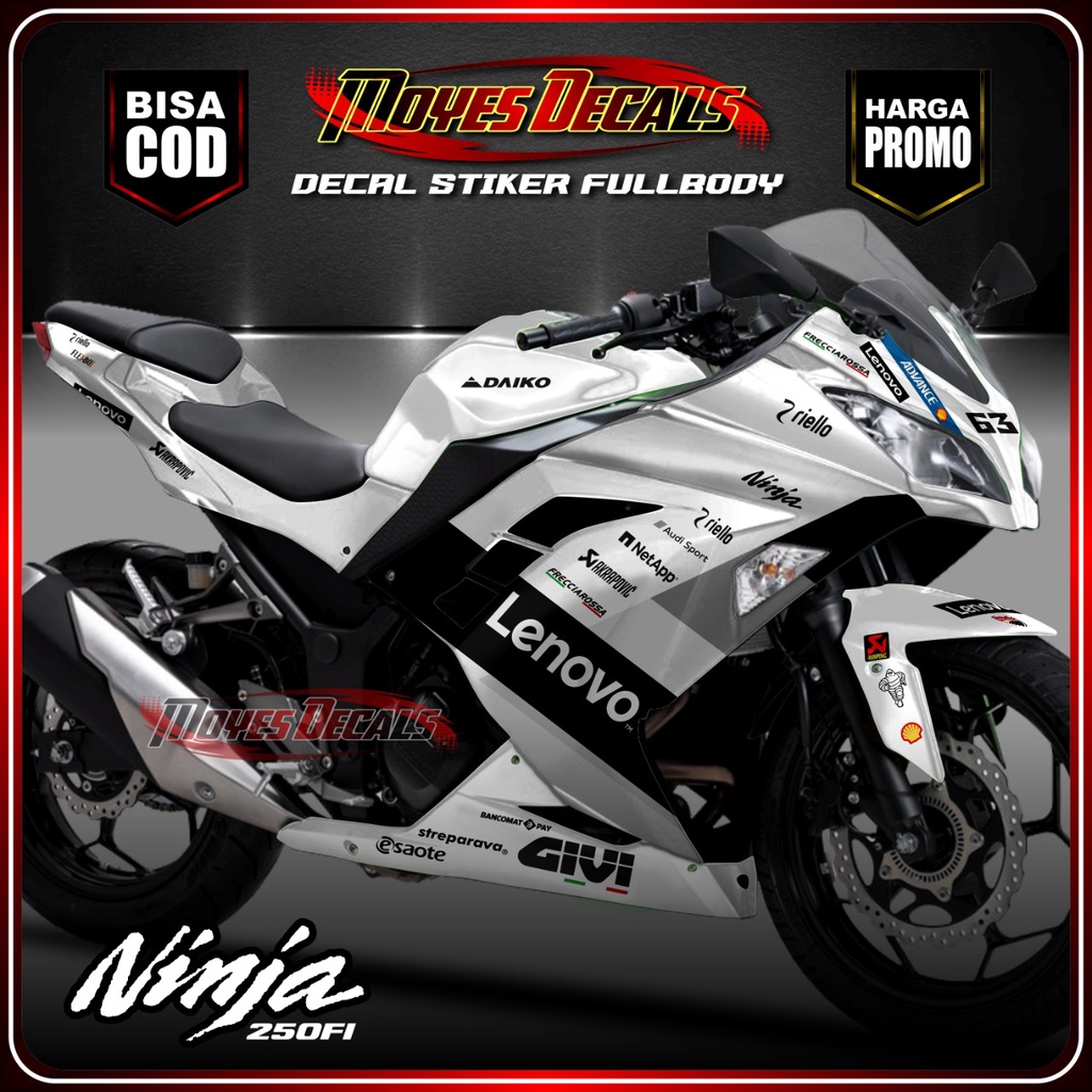 Jual Decal Ninja 250 FI Decal Kawasaki Ninja RR 250 FI Fullbody