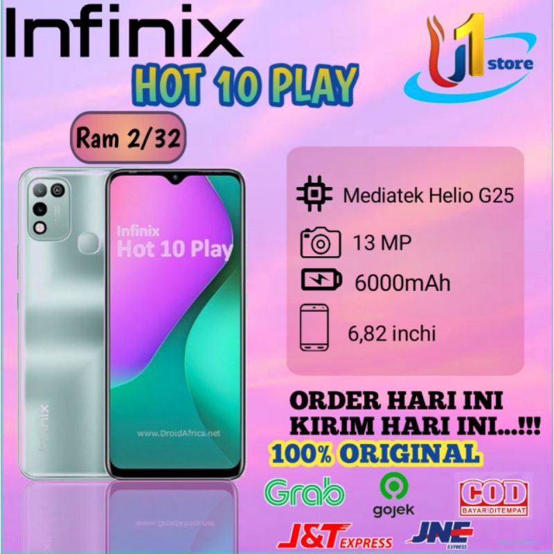 Jual Infinix HOT PLAY Shopee Indonesia