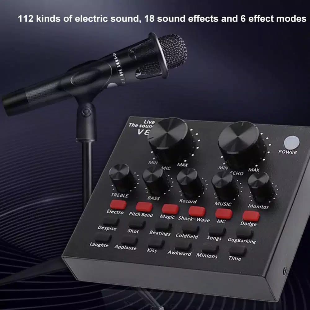 Jual Sound Card V Singing Live Usb Audio Mixer Bluetooth Shopee