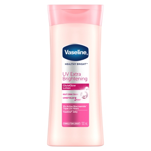 Jual Vaseline Lotion Healthy Bright UV Extra Brightening 100ml Shopee