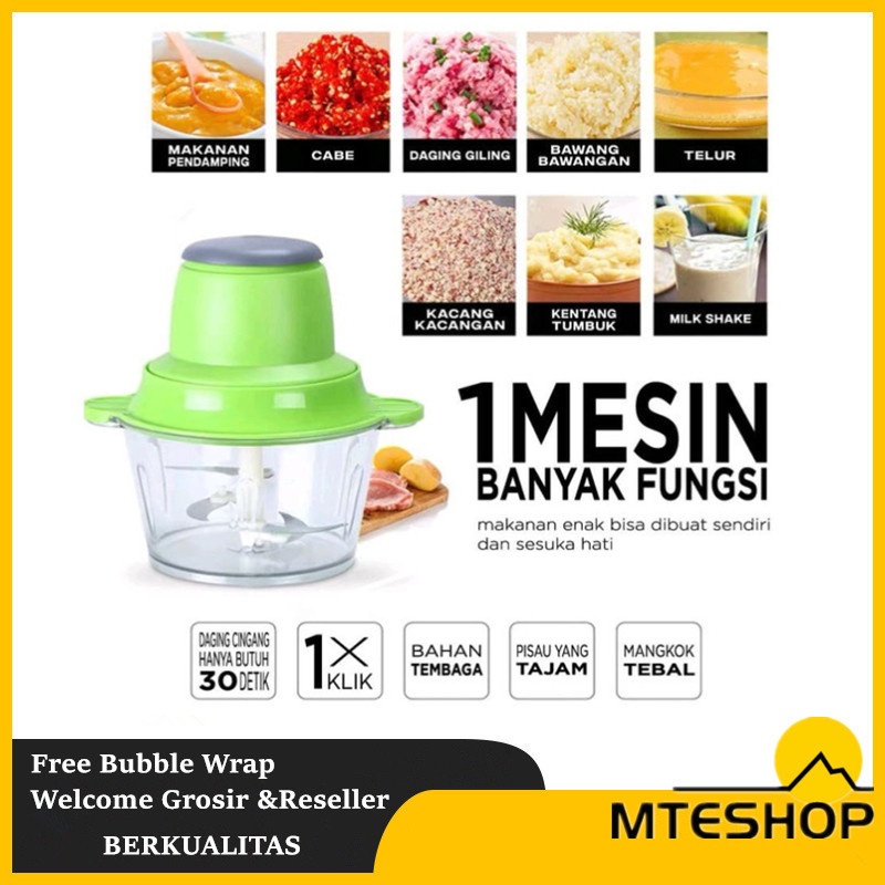 Jual MTE Alat Mesin Penggiling Daging Chopper 2L Blender Capsule