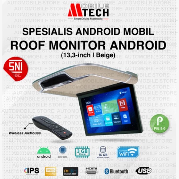 Jual New Mtech Roof Monitor Plafon Android Inch Universal Fortuner