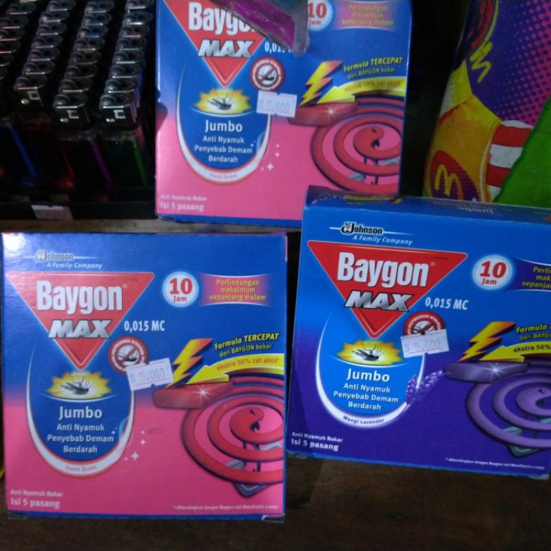 Jual Baygon Max Obat Nyamuk Bakar Shopee Indonesia