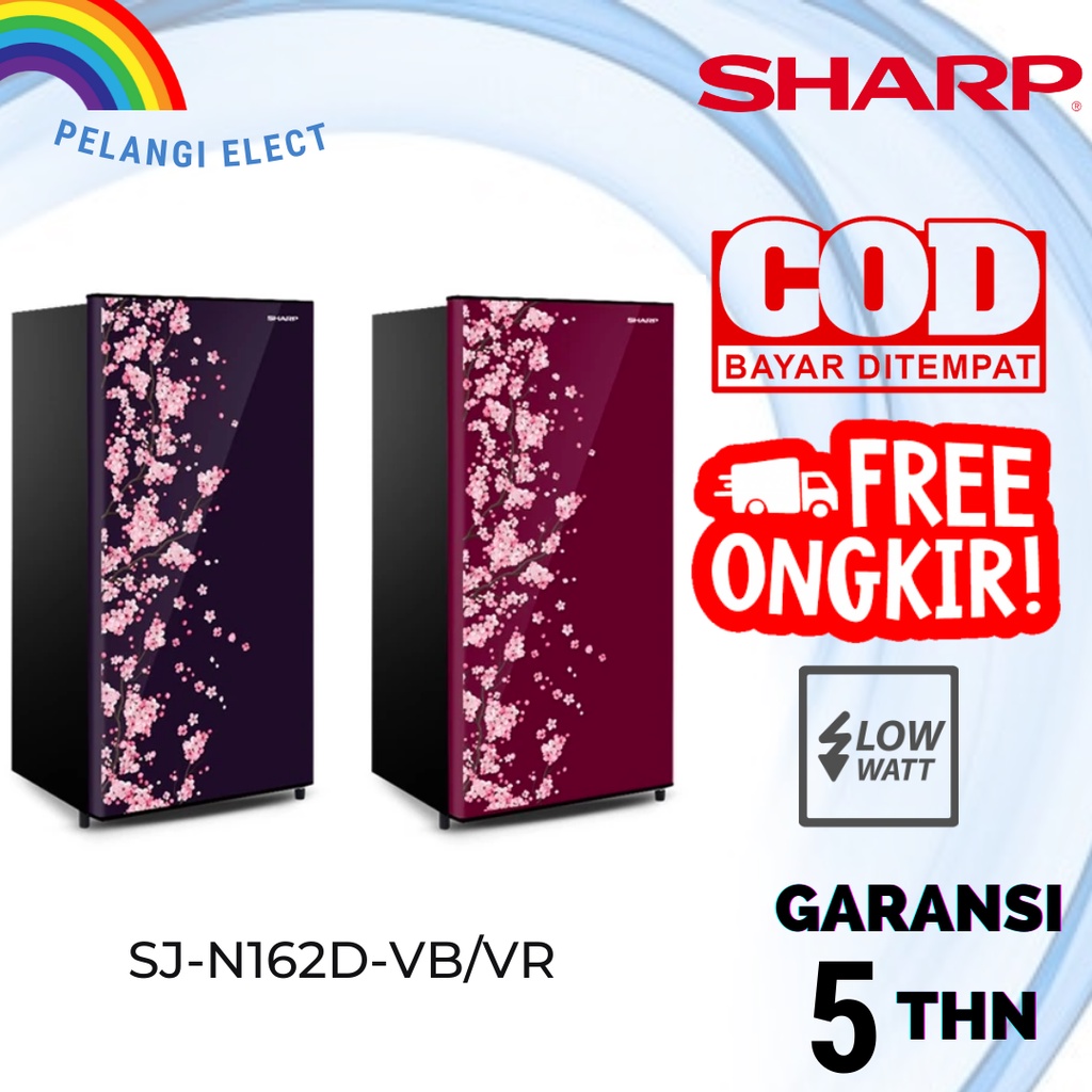 Jual Sharp Kulkas Pintu Sj N D Vb Vr Sjn Dvb Sjn Sakura