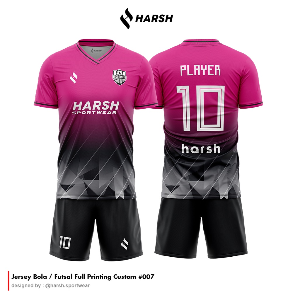 Jual Jersey Futsal Full Printing Bebas Custom Design Dan Free Nama