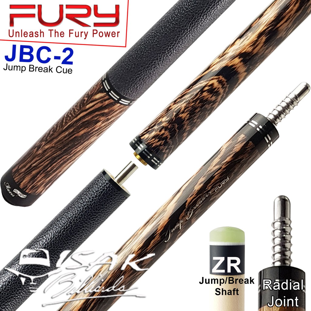 Jual Fury Jbc Jump Break Cue Stick Bola Lompat Phenolic Stik