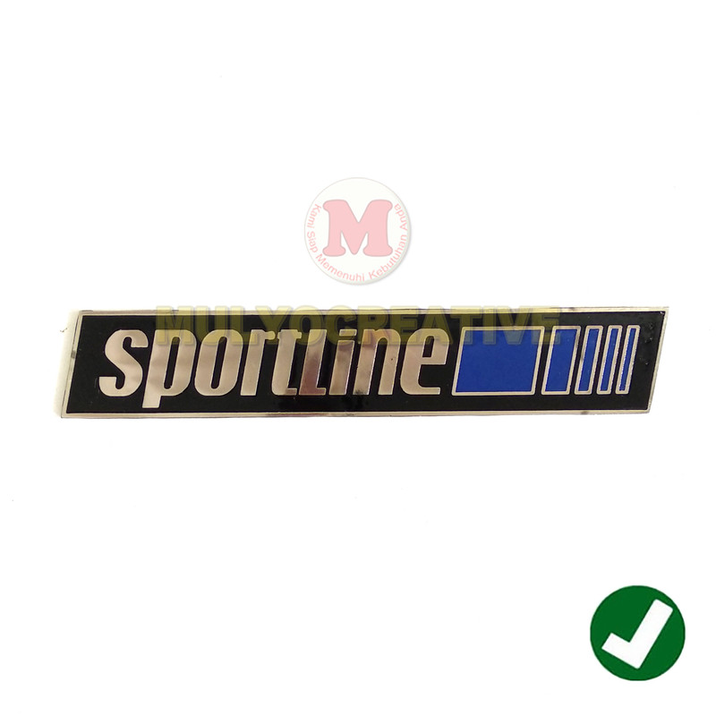 Jual Badge Sportline Emblem Grill Mobil Mercedes W201 W124 Logo