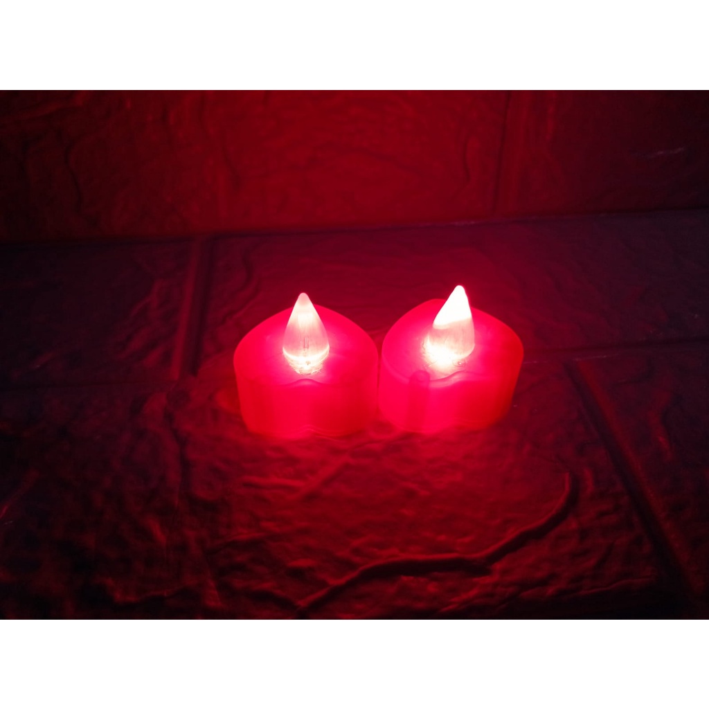 Jual INFY Lilin Mini LED Bentuk Love Electrik Candle Light Lampu