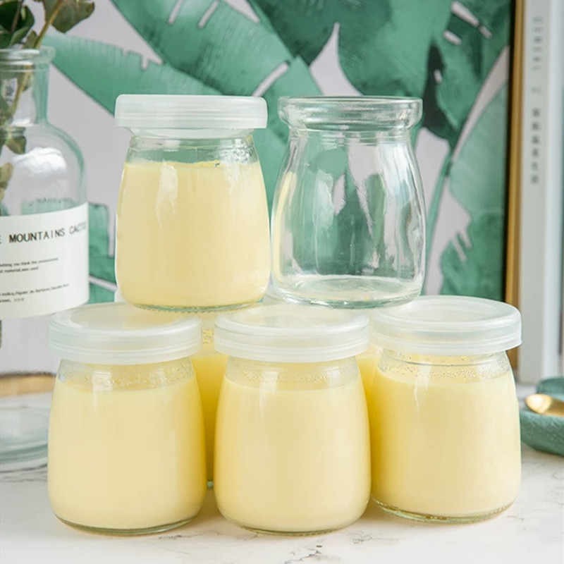 Jual 1 SET ISI 6 PCS Jar Kaca 100 Ml Toples Kaca Pudding Jar Botol