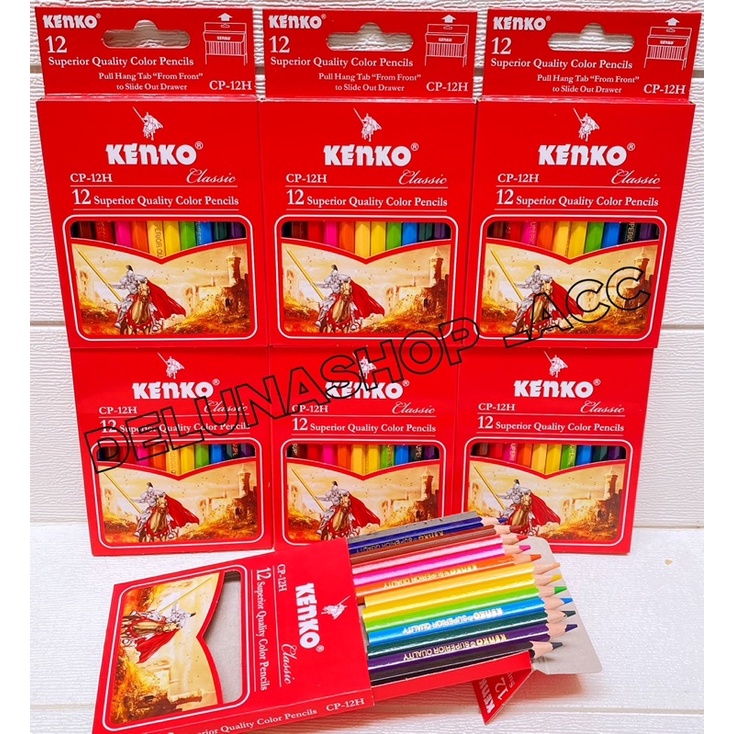 Jual Pensil 12 Warna Pendek KENKO Classic Shopee Indonesia