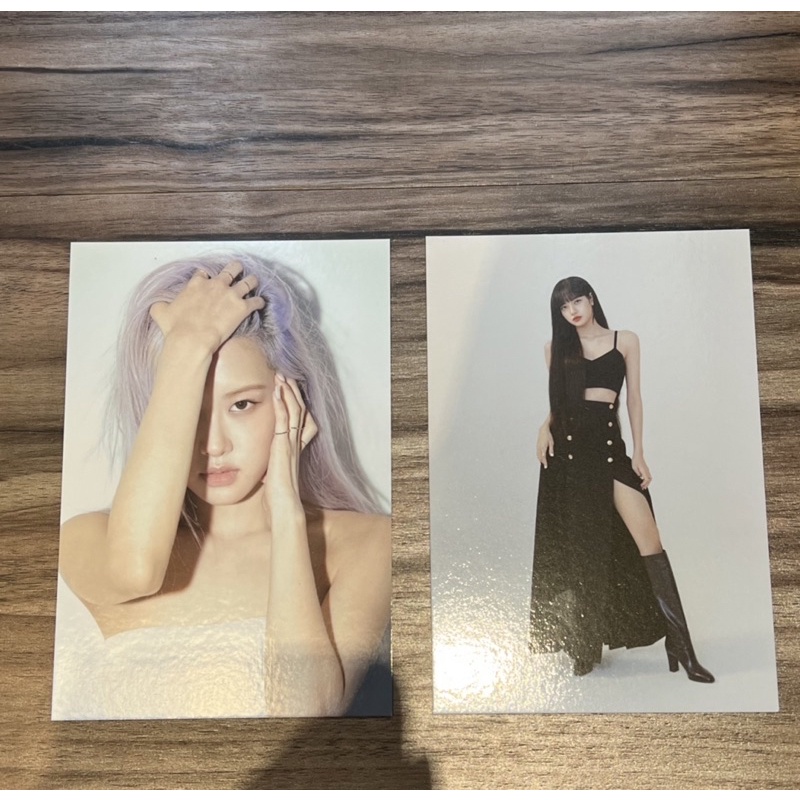 Jual Blackpink The Album Postcards Lisa Rose Official Shopee Indonesia