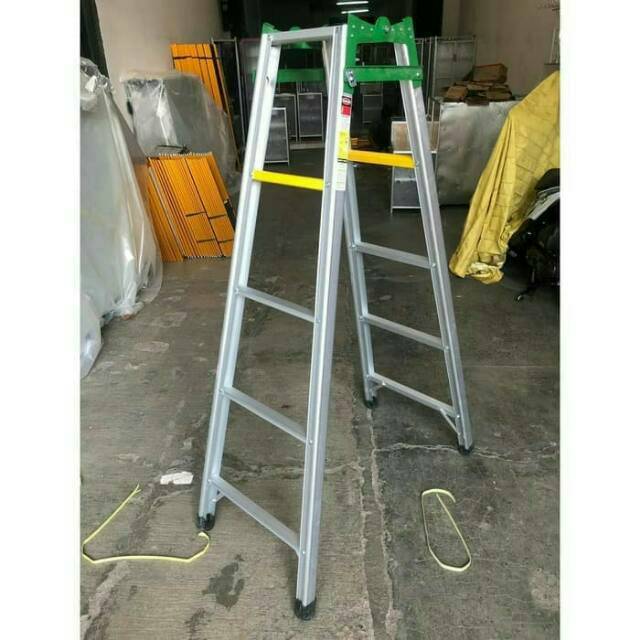 Jual Tangga Lipat Aluminium Meter Cm Murah Kokoh Tebal Shopee