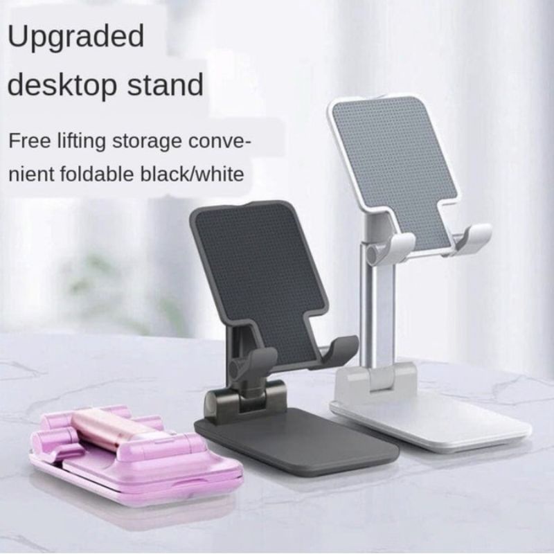 Jual Foldable Liftable Phone Holder Folding Stand Hp Shopee Indonesia