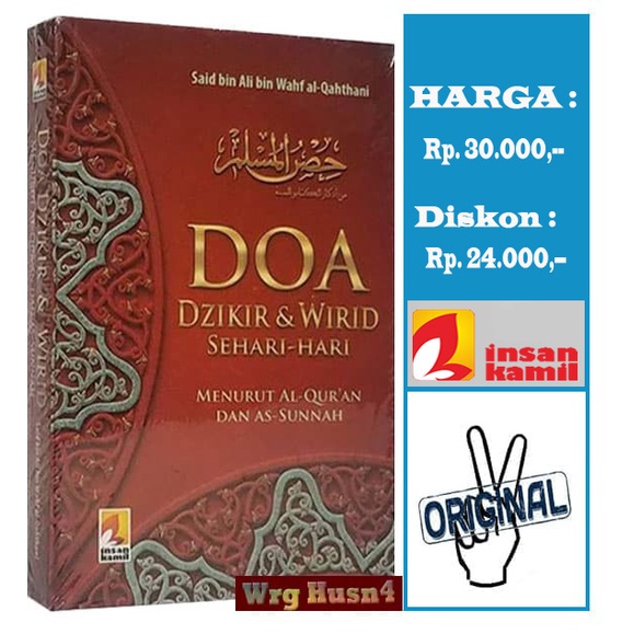 Jual Buku Saku Doa Dzikir Dan Wirid Sehari Hari Hard Cover Shopee