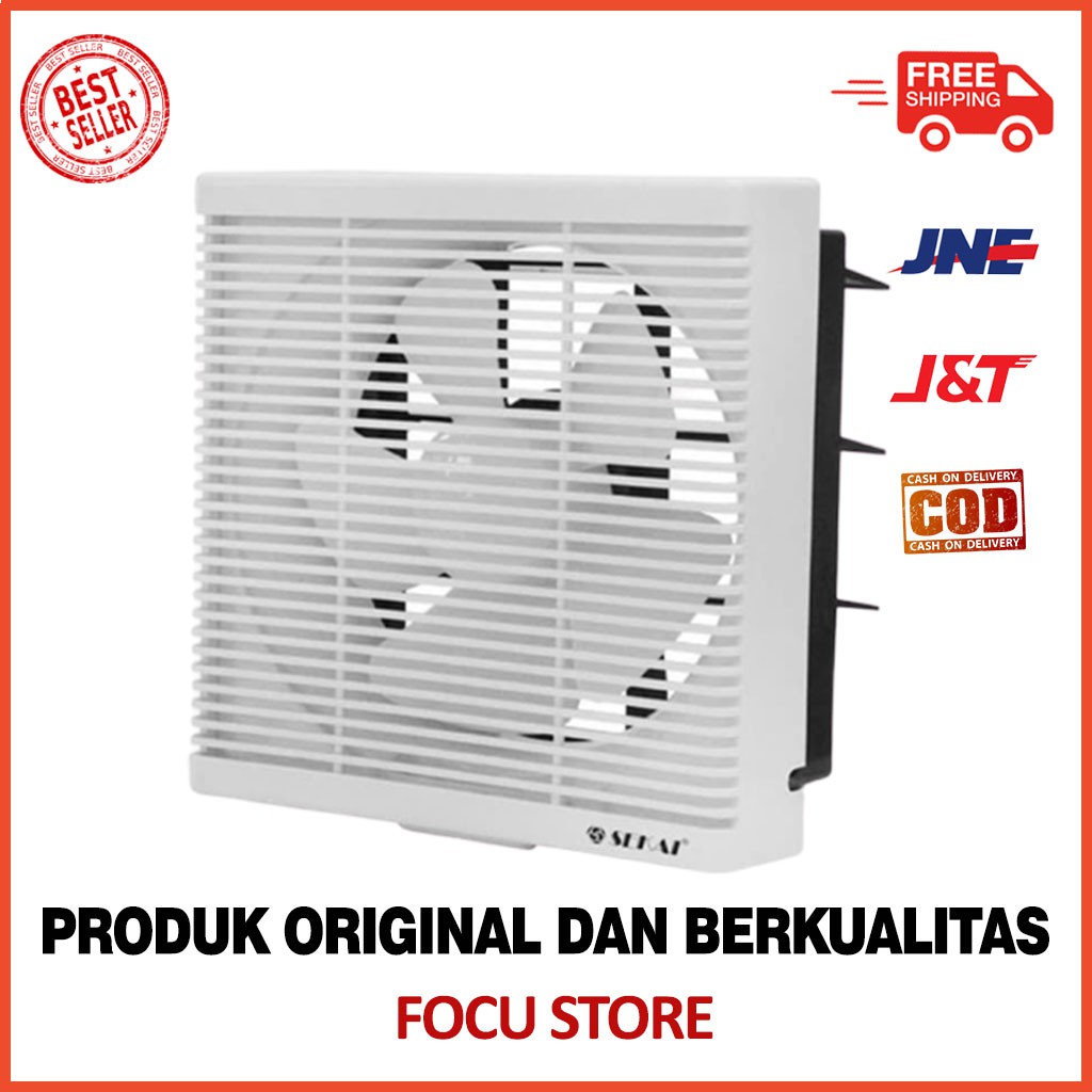 Jual Kipas Angin Exhaust Fan 10 25cm Wall Kipas Dinding Murah Exhaust