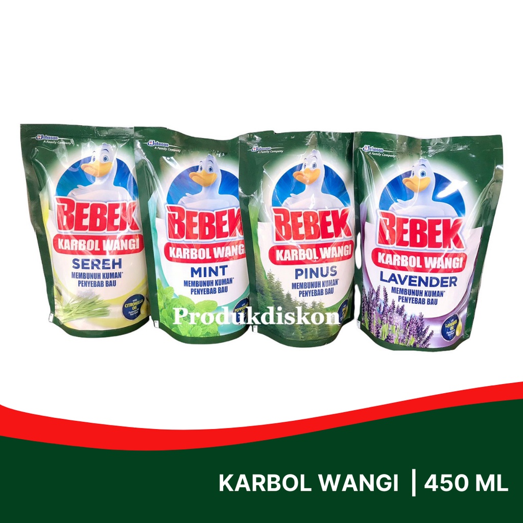 Jual BEBEK Karbol Wangi Refill 450ML Cairan Pembersih Kamar Mandi