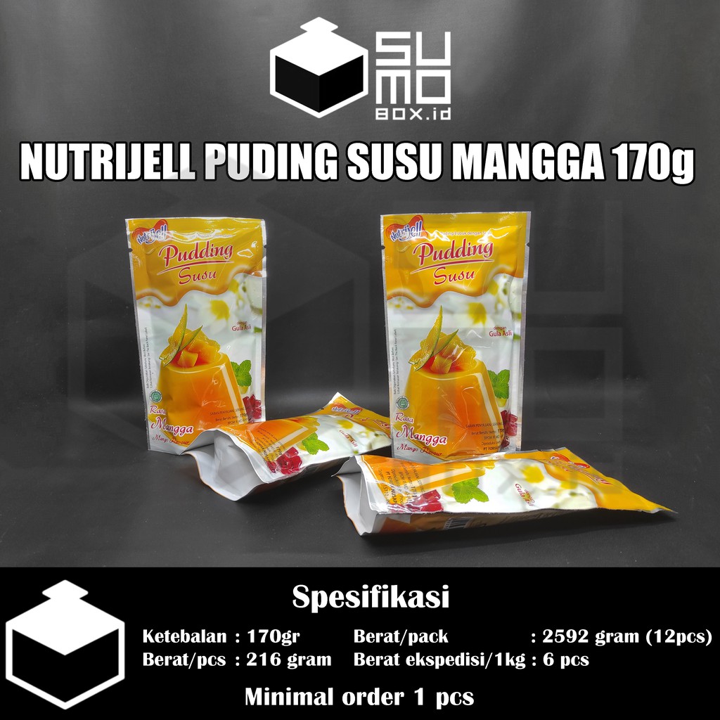 Jual Nutrijell Nutrijel PUDING SUSU Rasa 120gr 145gr 170gr Serbuk