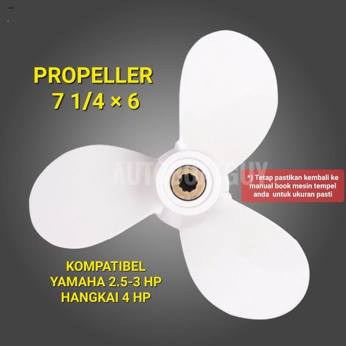 Jual Kipas Baling Baling Propeller Mesin Tempel Yamaha Parsun Pk