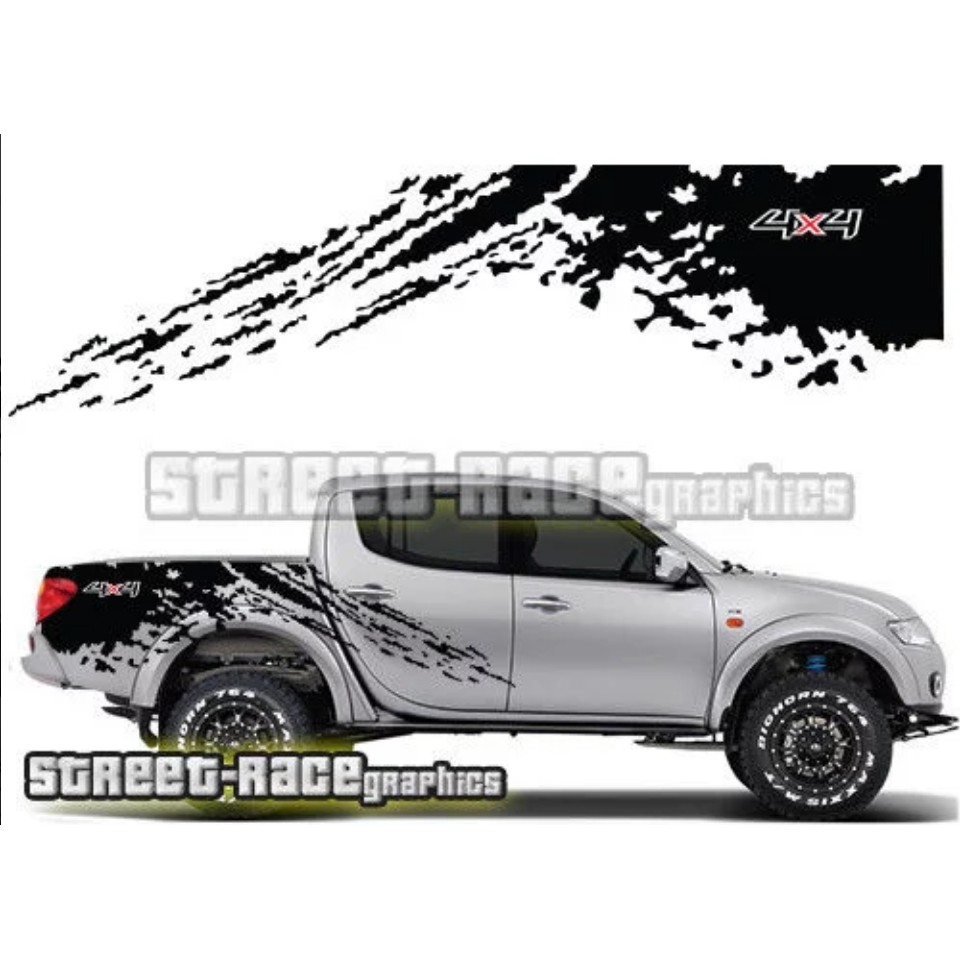 Jual Stiker Mobil Hiluk Stiker Body Mobil Hiluk Ranger Hilux Navara