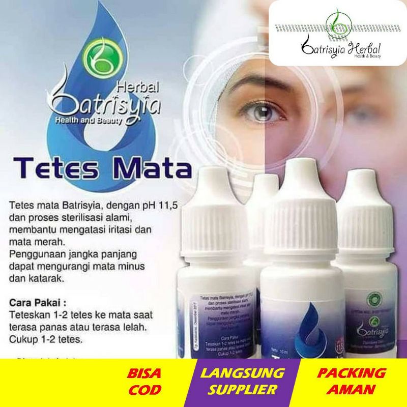 Jual Batrisyia Obat Perawatan Tetes Mata Minus Katarak Merah Iritasi