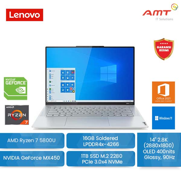 Jual Lenovo Yoga Slim Carbon Acn Ryzen U Gb Mx Tb Ssd