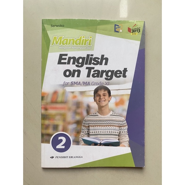 Jual Buku Mandiri Erlangga Bahasa Inggris English On Target Kelas 11