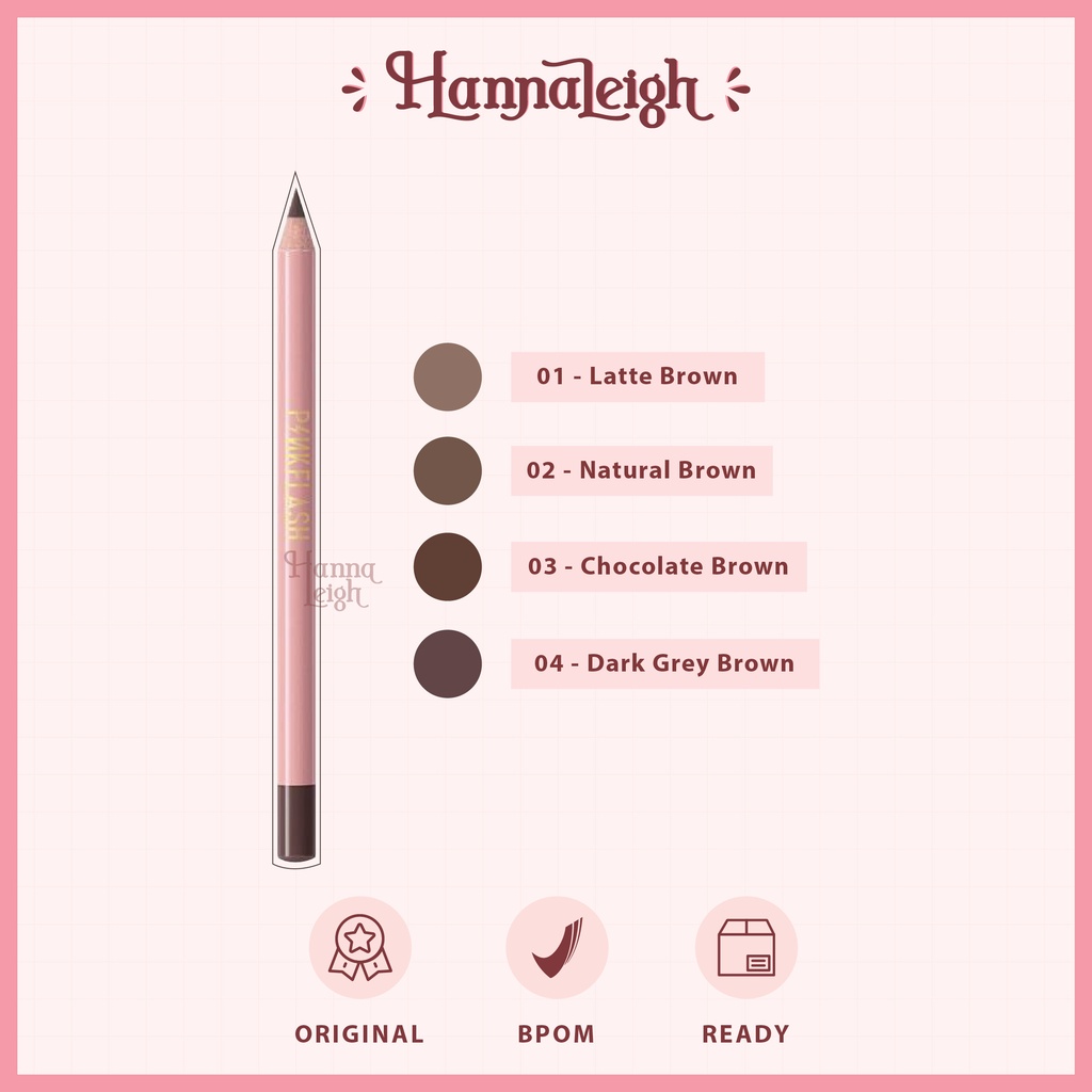 Jual Pinkflash Waterproof Easy Eyebrow Pencil Shopee Indonesia