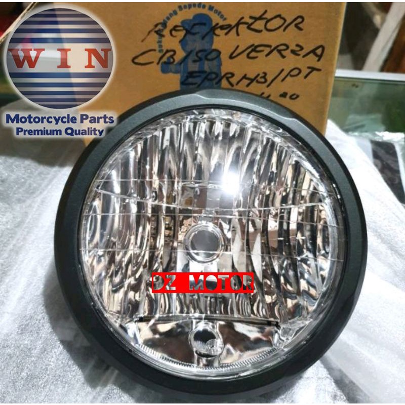 Jual Headlamp Reflektor Lampu Depan Set Lis Honda Cb Verza Merek