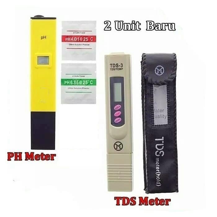 Jual Paket Alat Ukur Ph Meter Dan Tds Tester Digital Hidroponik