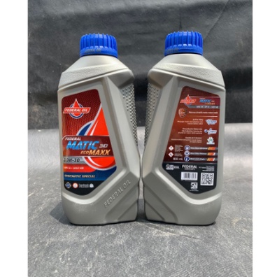 Jual OLI FEDERAL MATIC ECOMAXX 800 ML SAE 10W 30 API SL Shopee Indonesia