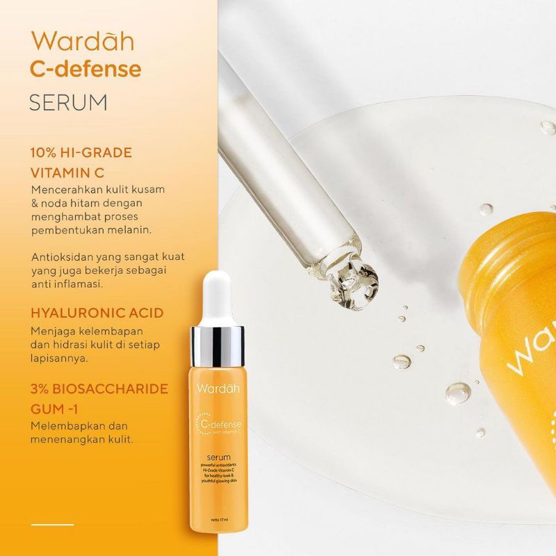 Jual Wardah C Defense Serum Shopee Indonesia