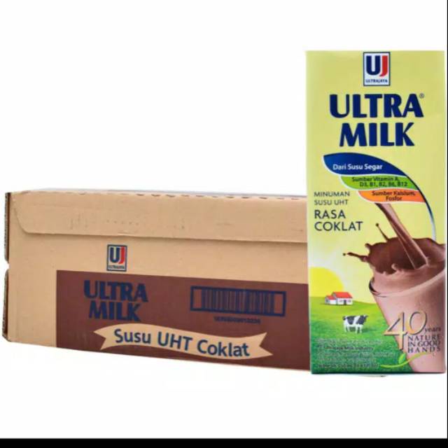 Jual Susu Ultramilk Full Cream Coklat Ml Dus Isi