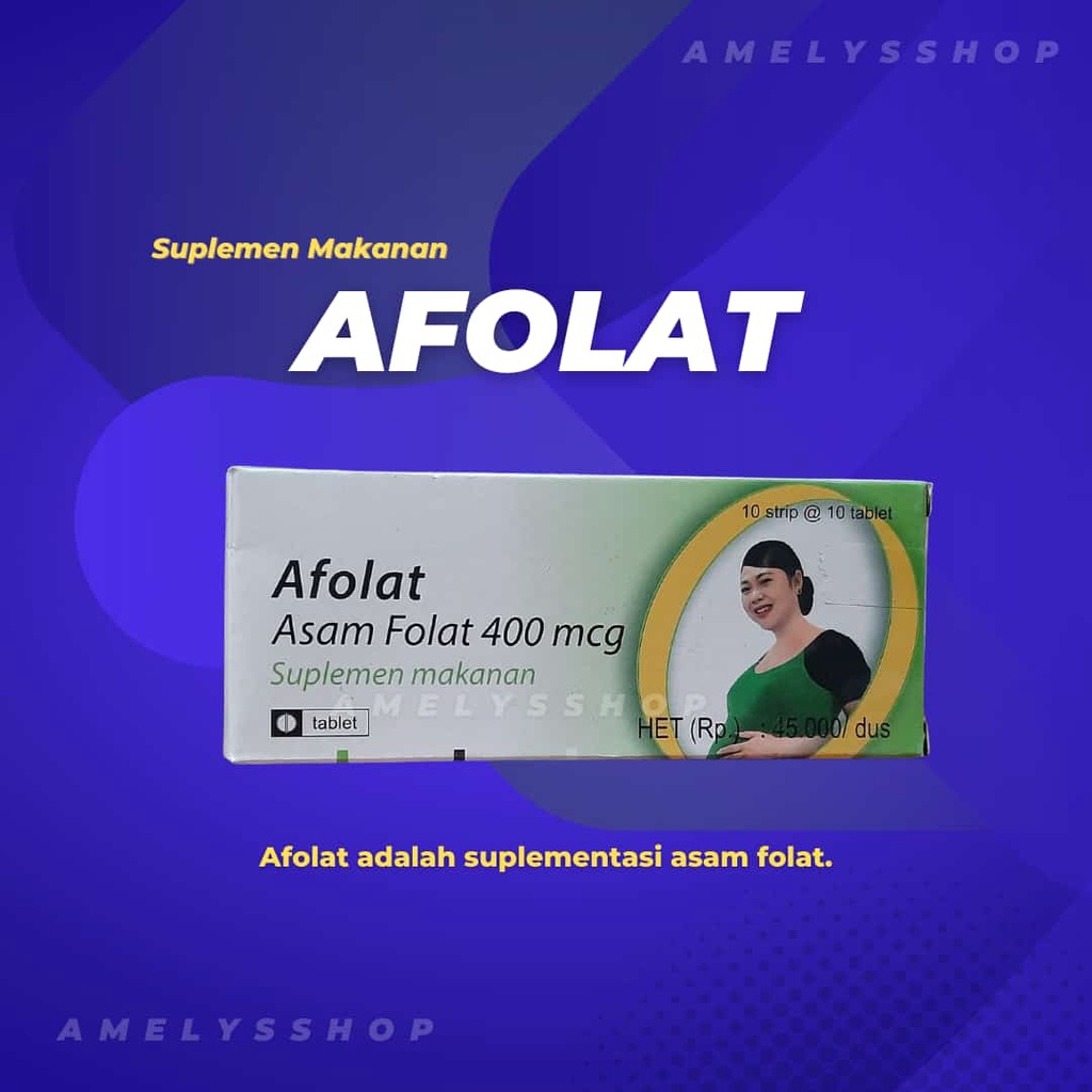 Jual AFOLAT SUPLEMENTASI ASAM FOLAT Shopee Indonesia