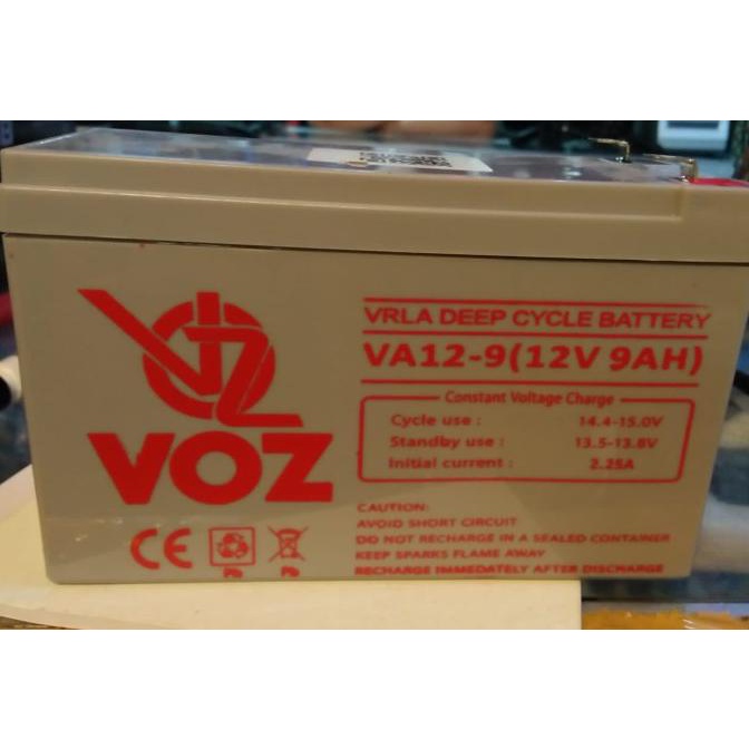 Jual Aki Kering Baterai Battery Vrla Voz V Ah V Ah Shopee