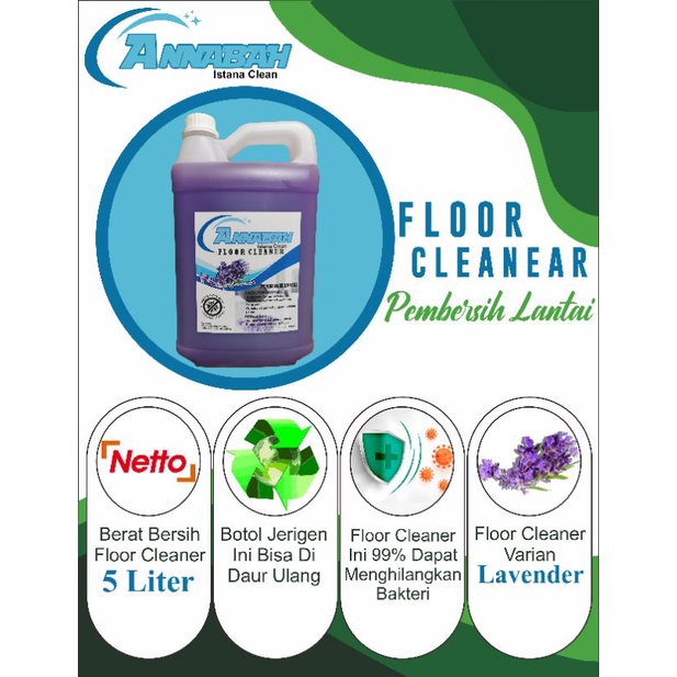 Jual Floor Cleaner Sabun Cair Pembersih Lantai 5000ml Antibacterial