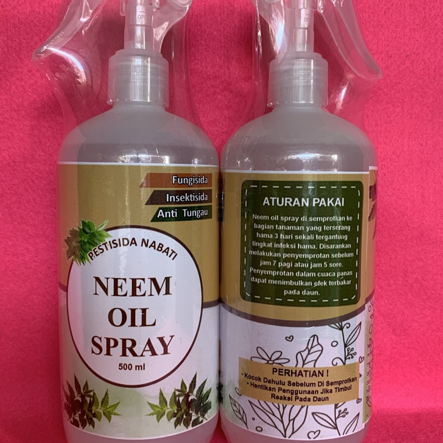 Jual Pestisida Organik Neem Oil Spray Ml Siap Pakai Shopee Indonesia