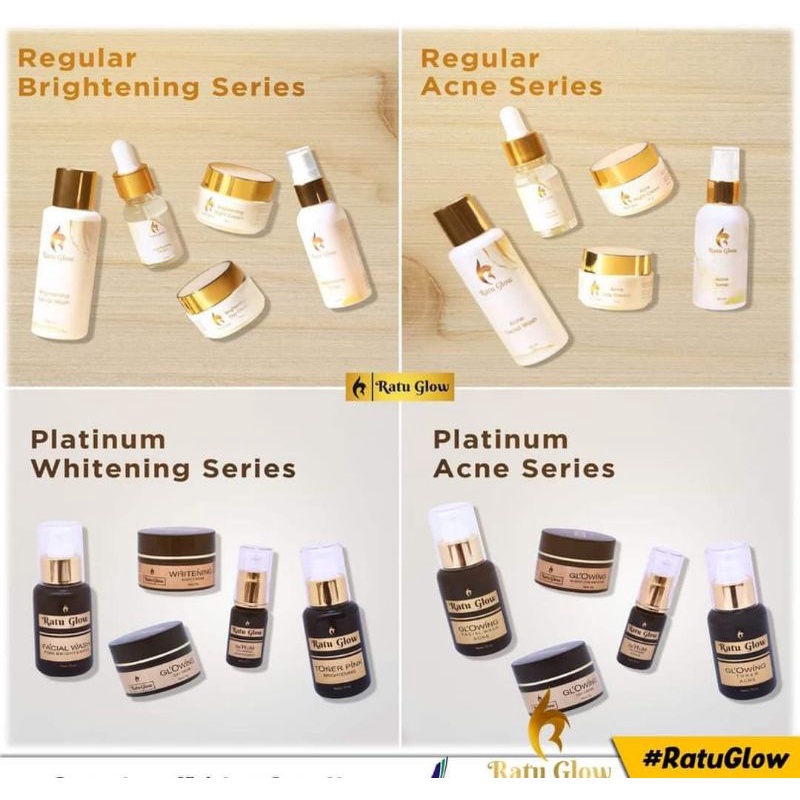 Jual Ratu Glow Brightening Dan Acne Series Original Bpom Shopee Indonesia