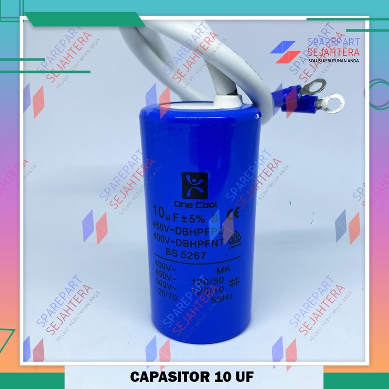 Jual Kapasitor Capasitor Mesin Cuci Ukuran Uf Mikrofarad One Cool